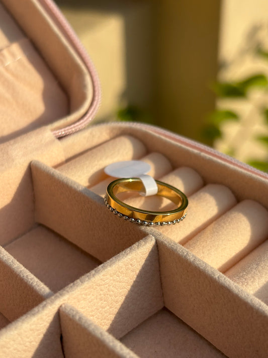 Gold Ring with Stones